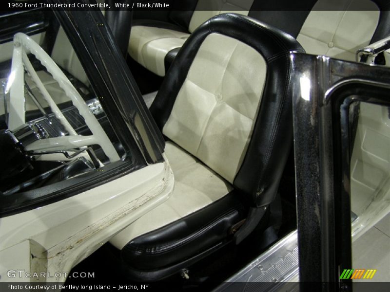 White / Black/White 1960 Ford Thunderbird Convertible