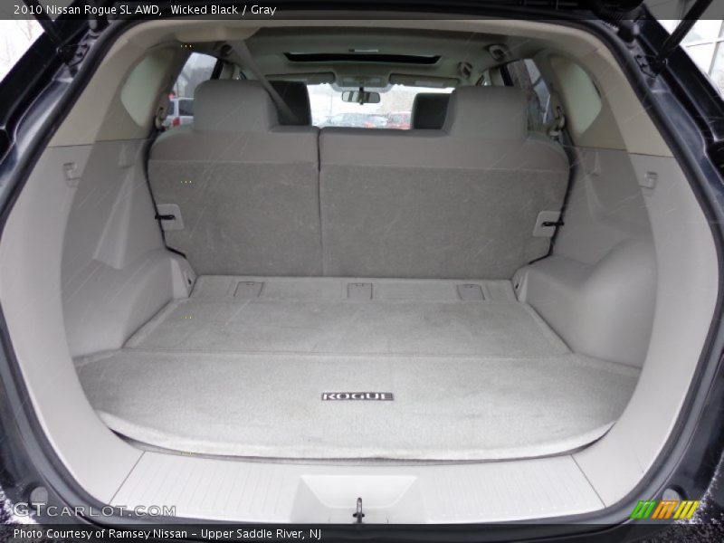 Wicked Black / Gray 2010 Nissan Rogue SL AWD