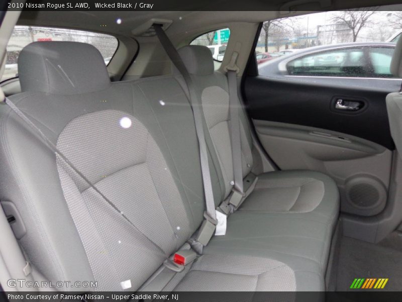 Wicked Black / Gray 2010 Nissan Rogue SL AWD