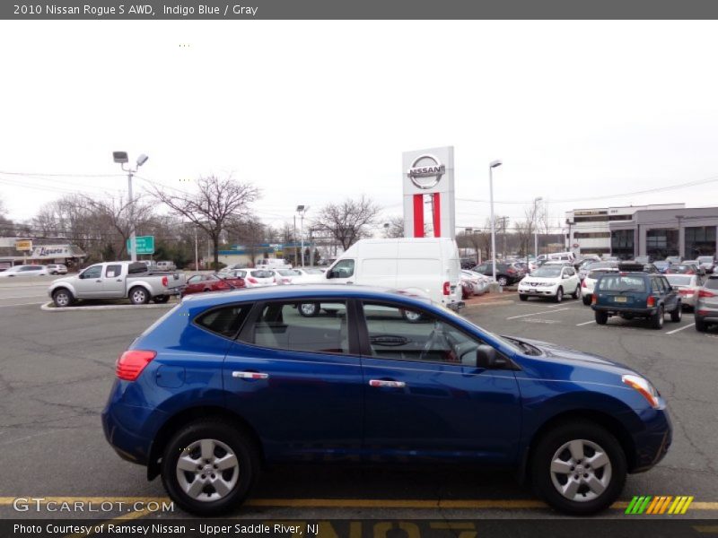 Indigo Blue / Gray 2010 Nissan Rogue S AWD