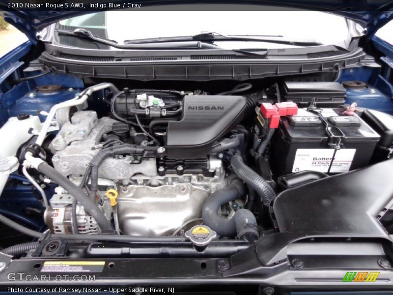  2010 Rogue S AWD Engine - 2.5 Liter DOHC 16-Valve CVTCS 4 Cylinder