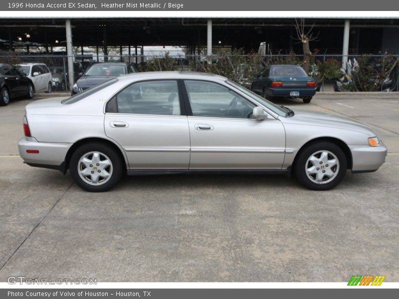 Heather Mist Metallic / Beige 1996 Honda Accord EX Sedan