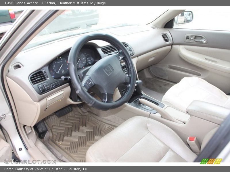 Beige Interior - 1996 Accord EX Sedan 