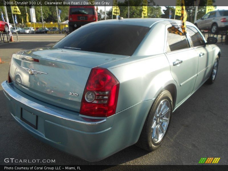 Clearwater Blue Pearl / Dark Slate Gray 2008 Chrysler 300 LX
