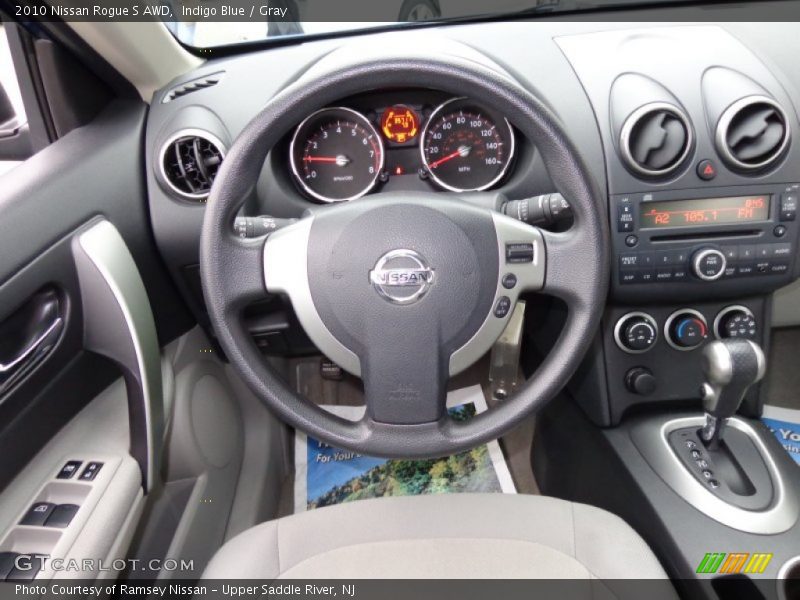 Indigo Blue / Gray 2010 Nissan Rogue S AWD
