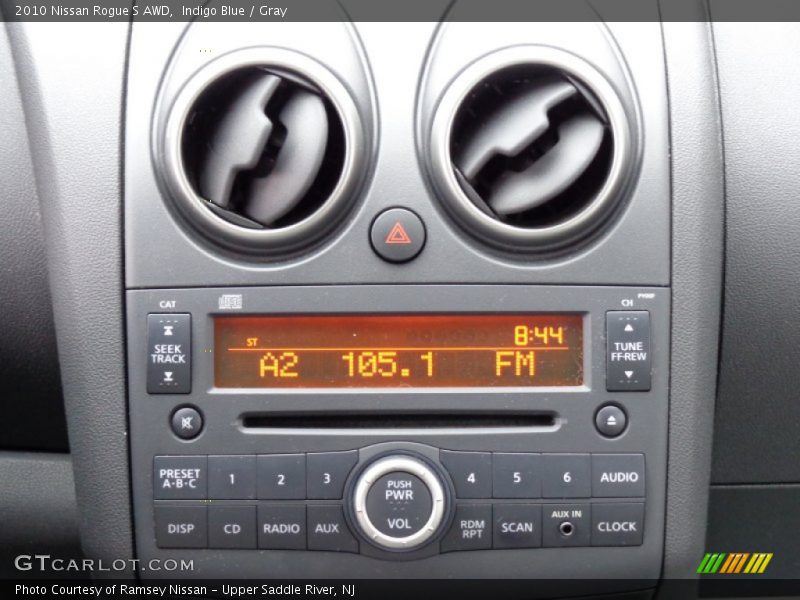 Indigo Blue / Gray 2010 Nissan Rogue S AWD