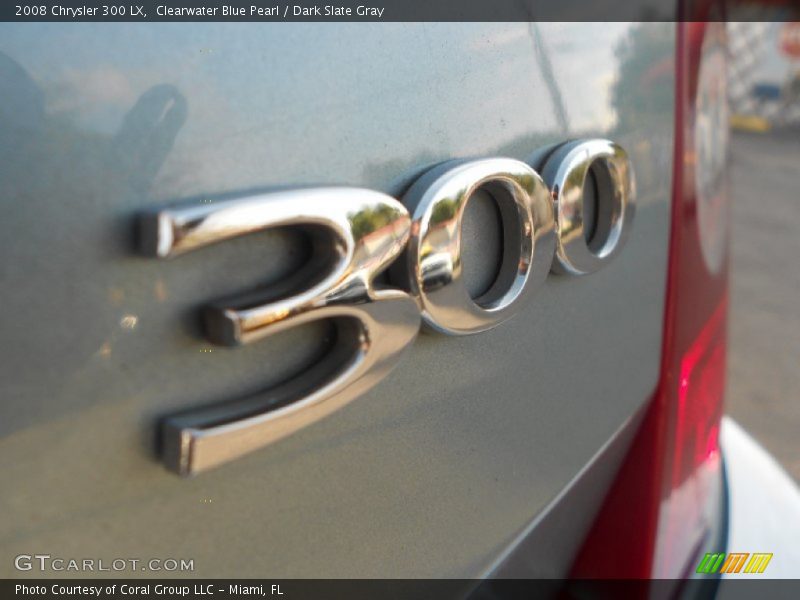 Clearwater Blue Pearl / Dark Slate Gray 2008 Chrysler 300 LX