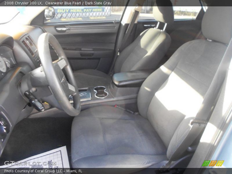Clearwater Blue Pearl / Dark Slate Gray 2008 Chrysler 300 LX