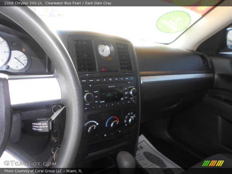 Clearwater Blue Pearl / Dark Slate Gray 2008 Chrysler 300 LX