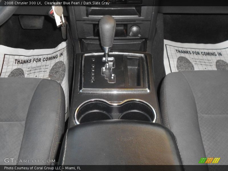 Clearwater Blue Pearl / Dark Slate Gray 2008 Chrysler 300 LX