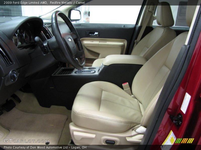 Redfire Metallic / Camel 2009 Ford Edge Limited AWD