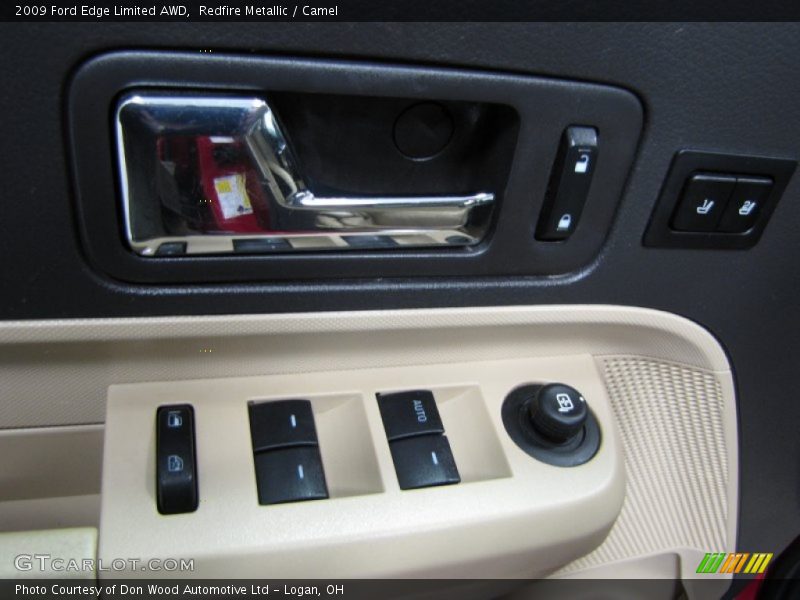 Redfire Metallic / Camel 2009 Ford Edge Limited AWD
