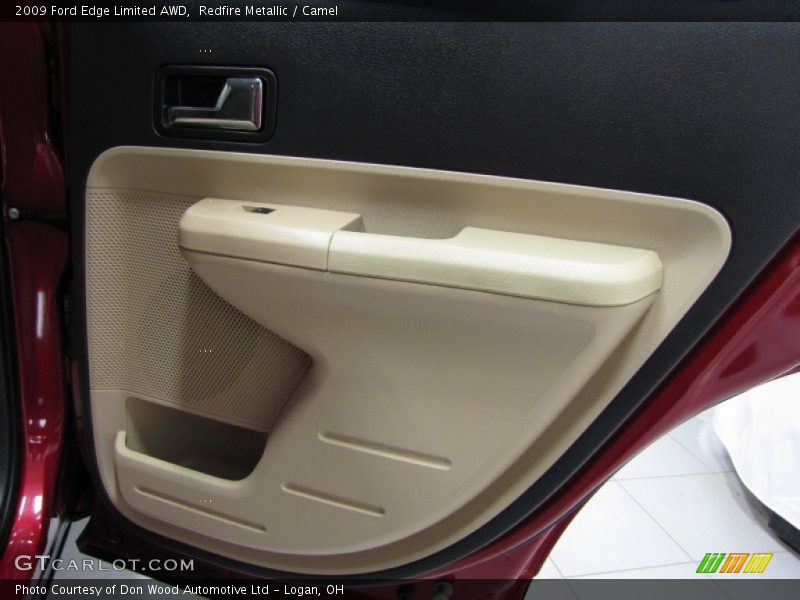 Redfire Metallic / Camel 2009 Ford Edge Limited AWD