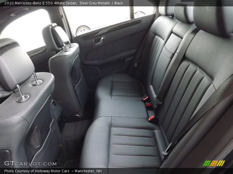 Steel Grey Metallic / Black 2010 Mercedes-Benz E 550 4Matic Sedan