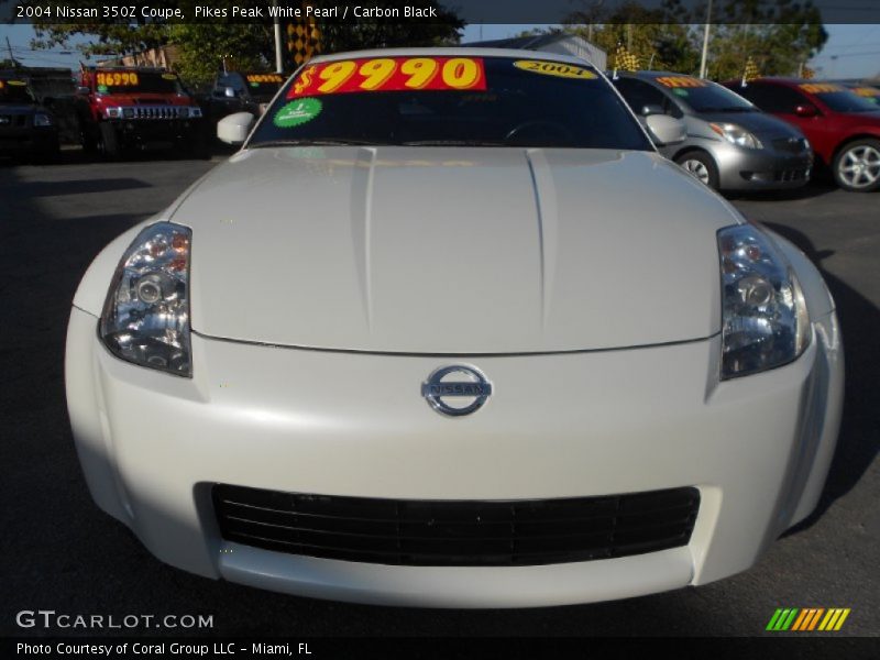 Pikes Peak White Pearl / Carbon Black 2004 Nissan 350Z Coupe