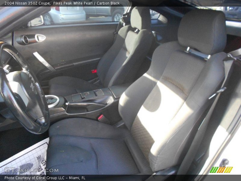 Pikes Peak White Pearl / Carbon Black 2004 Nissan 350Z Coupe