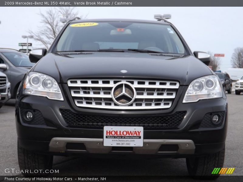Verde Brook Metallic / Cashmere 2009 Mercedes-Benz ML 350 4Matic