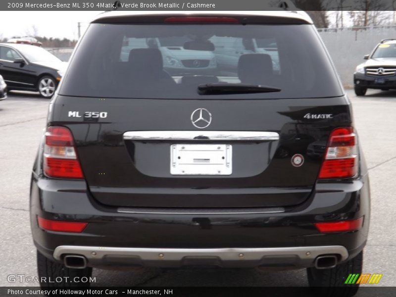 Verde Brook Metallic / Cashmere 2009 Mercedes-Benz ML 350 4Matic