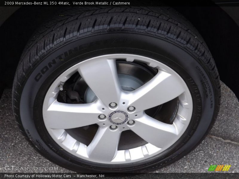Verde Brook Metallic / Cashmere 2009 Mercedes-Benz ML 350 4Matic