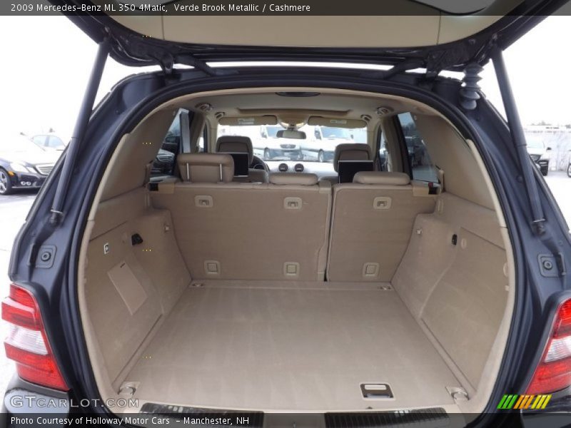 Verde Brook Metallic / Cashmere 2009 Mercedes-Benz ML 350 4Matic