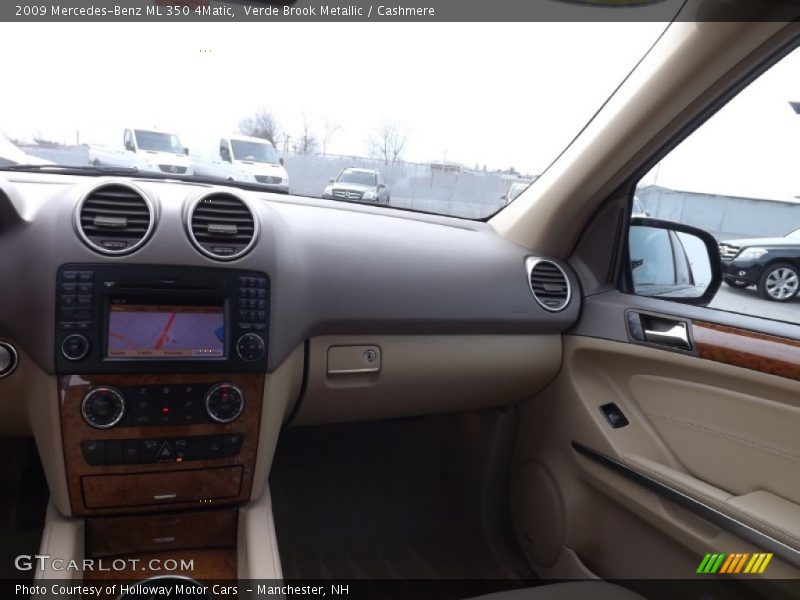 Verde Brook Metallic / Cashmere 2009 Mercedes-Benz ML 350 4Matic