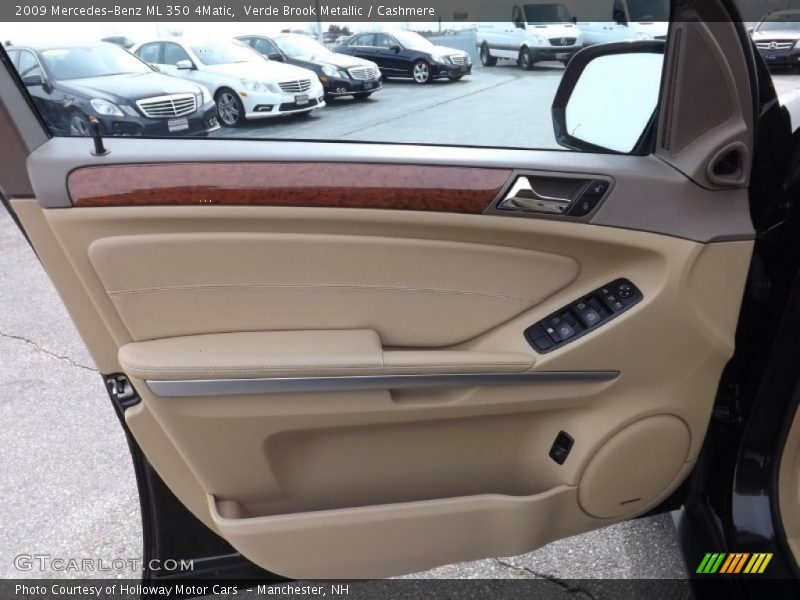 Verde Brook Metallic / Cashmere 2009 Mercedes-Benz ML 350 4Matic