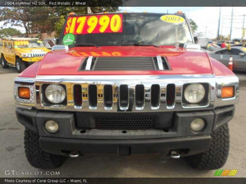 Red Metallic / Wheat 2004 Hummer H2 SUV