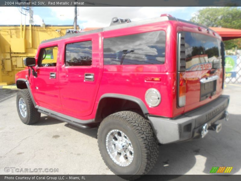 Red Metallic / Wheat 2004 Hummer H2 SUV