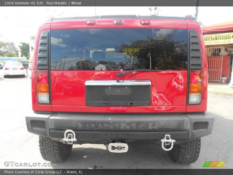 Red Metallic / Wheat 2004 Hummer H2 SUV