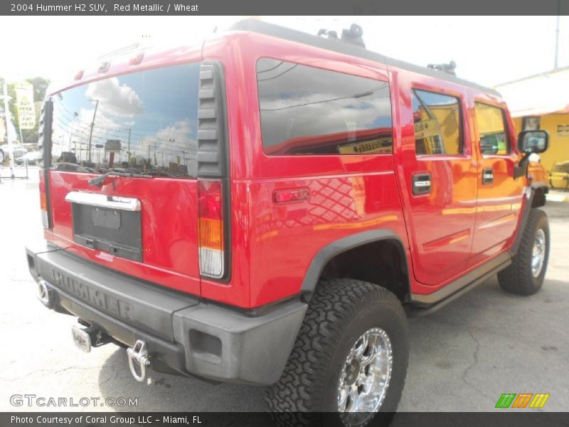 Red Metallic / Wheat 2004 Hummer H2 SUV