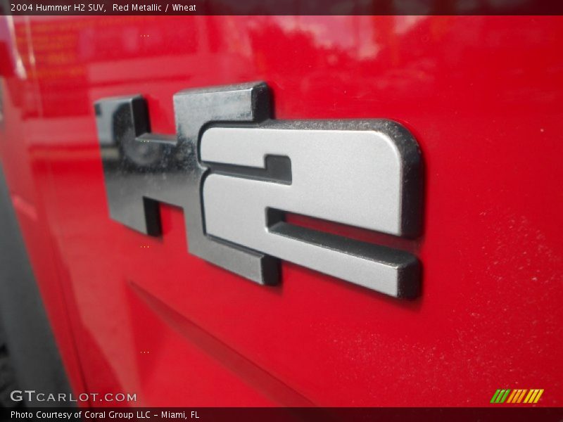 Red Metallic / Wheat 2004 Hummer H2 SUV