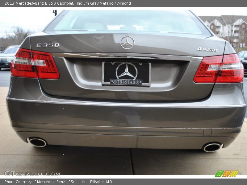Indium Grey Metallic / Almond 2013 Mercedes-Benz E 550 Cabriolet