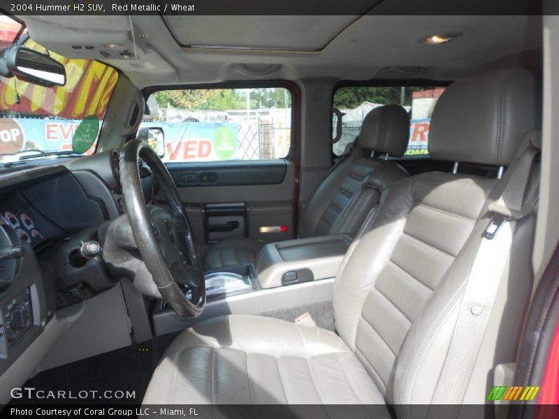 Red Metallic / Wheat 2004 Hummer H2 SUV