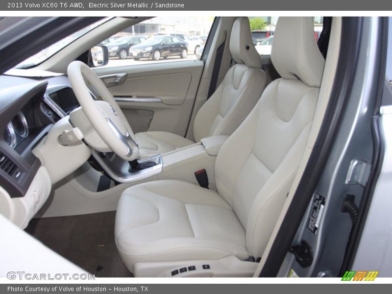 Electric Silver Metallic / Sandstone 2013 Volvo XC60 T6 AWD