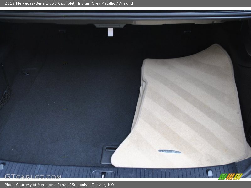 Indium Grey Metallic / Almond 2013 Mercedes-Benz E 550 Cabriolet