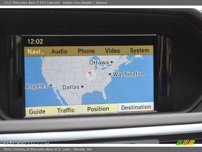 Indium Grey Metallic / Almond 2013 Mercedes-Benz E 550 Cabriolet