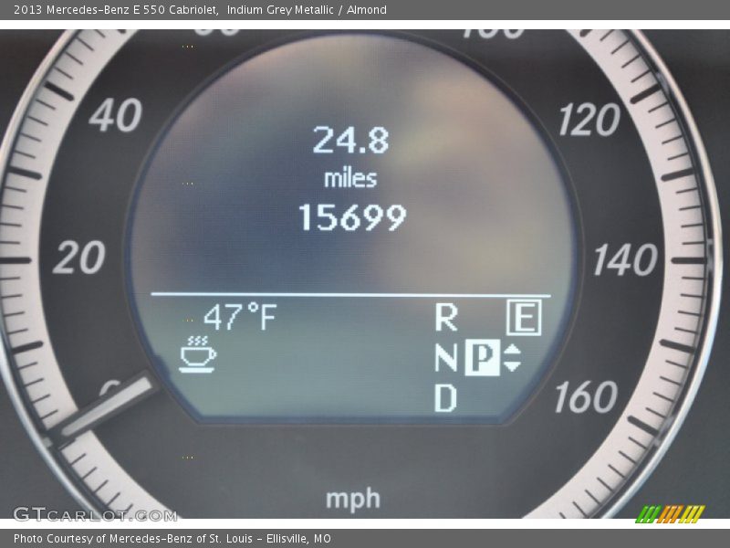 Indium Grey Metallic / Almond 2013 Mercedes-Benz E 550 Cabriolet