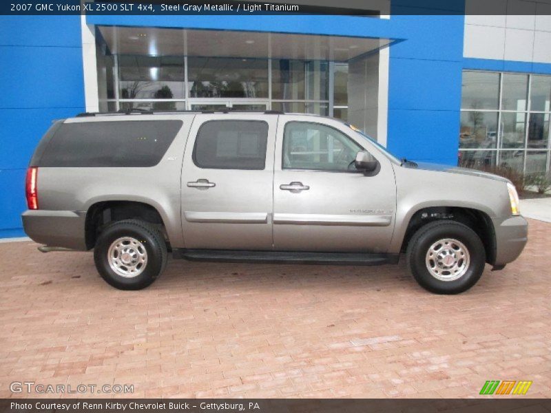 Steel Gray Metallic / Light Titanium 2007 GMC Yukon XL 2500 SLT 4x4