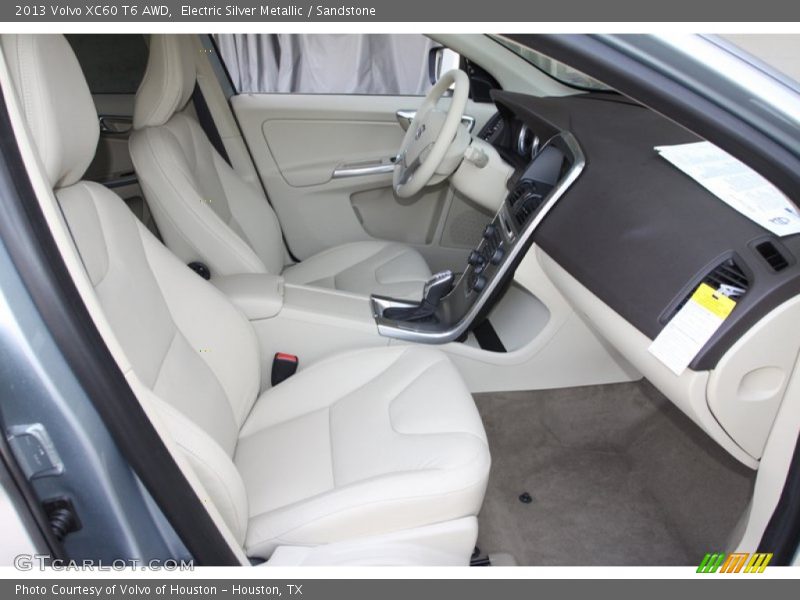 Electric Silver Metallic / Sandstone 2013 Volvo XC60 T6 AWD