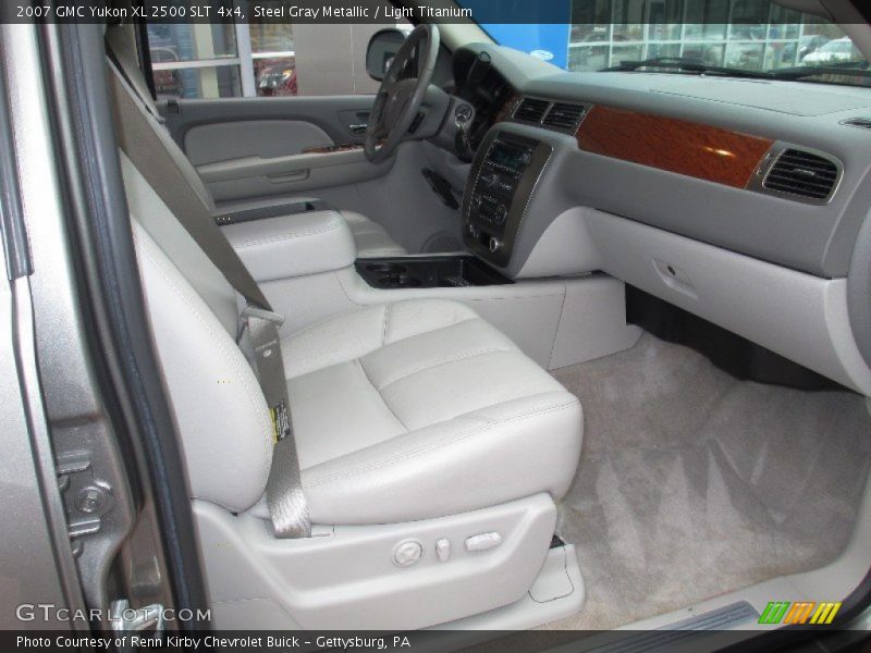 Steel Gray Metallic / Light Titanium 2007 GMC Yukon XL 2500 SLT 4x4
