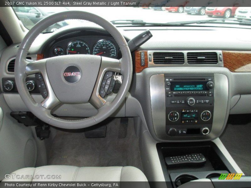 Steel Gray Metallic / Light Titanium 2007 GMC Yukon XL 2500 SLT 4x4