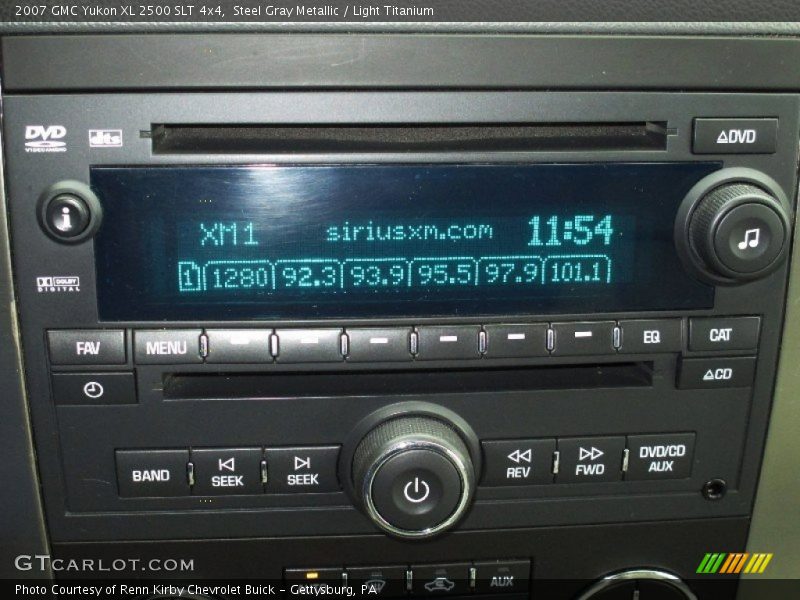 Steel Gray Metallic / Light Titanium 2007 GMC Yukon XL 2500 SLT 4x4