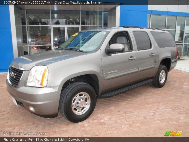 Steel Gray Metallic / Light Titanium 2007 GMC Yukon XL 2500 SLT 4x4
