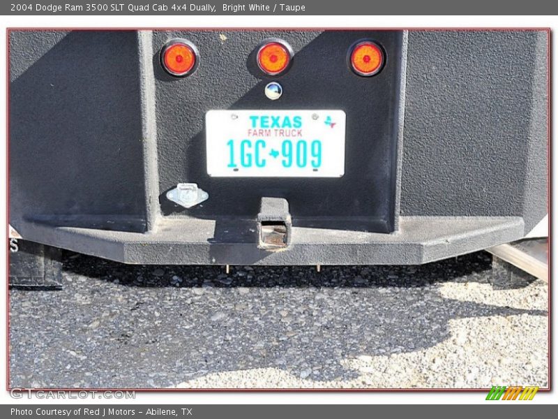 Bright White / Taupe 2004 Dodge Ram 3500 SLT Quad Cab 4x4 Dually