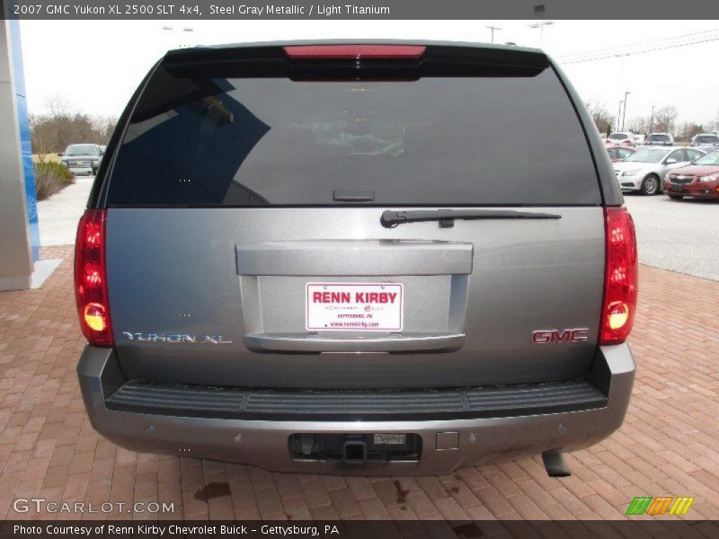 Steel Gray Metallic / Light Titanium 2007 GMC Yukon XL 2500 SLT 4x4