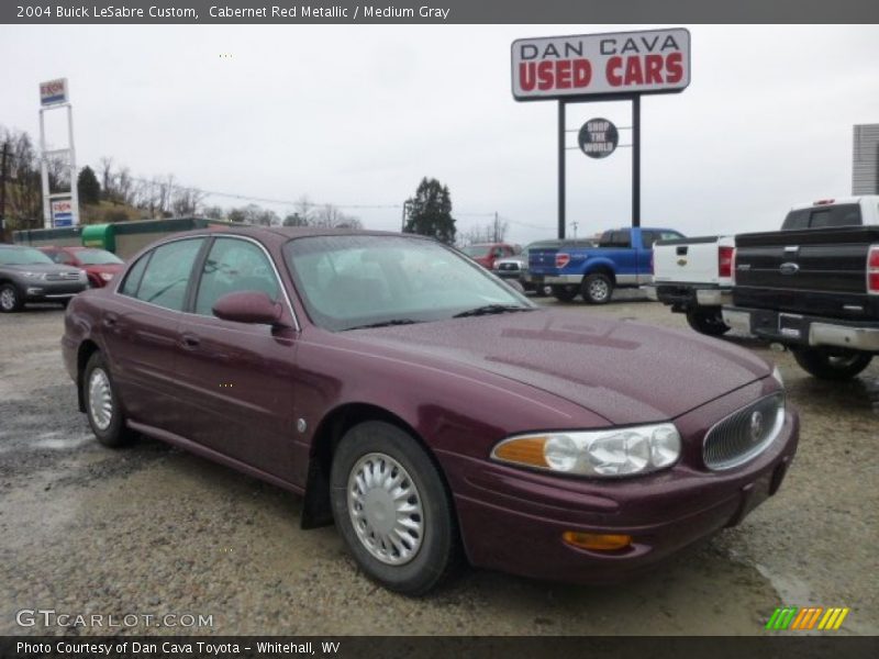 Cabernet Red Metallic / Medium Gray 2004 Buick LeSabre Custom