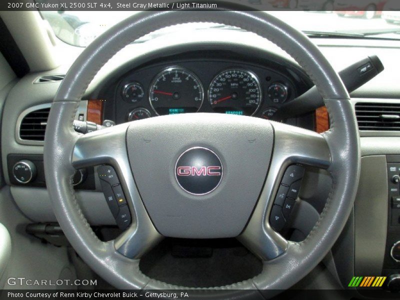 Steel Gray Metallic / Light Titanium 2007 GMC Yukon XL 2500 SLT 4x4
