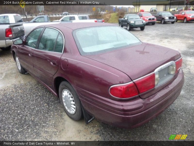 Cabernet Red Metallic / Medium Gray 2004 Buick LeSabre Custom