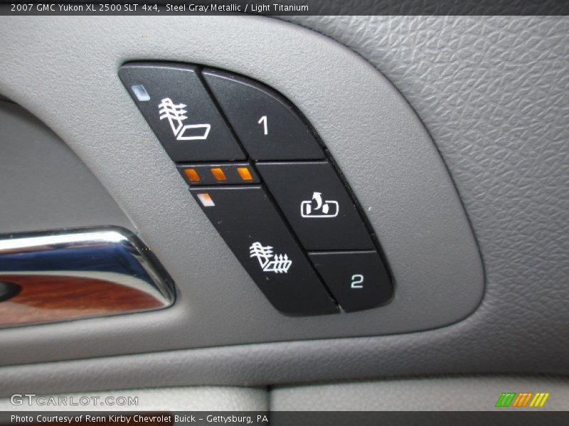 Steel Gray Metallic / Light Titanium 2007 GMC Yukon XL 2500 SLT 4x4