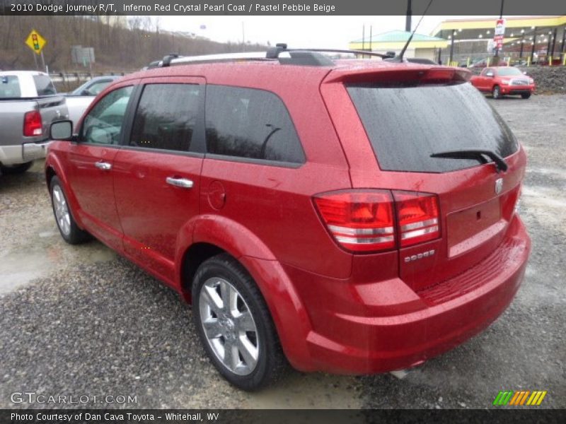 Inferno Red Crystal Pearl Coat / Pastel Pebble Beige 2010 Dodge Journey R/T